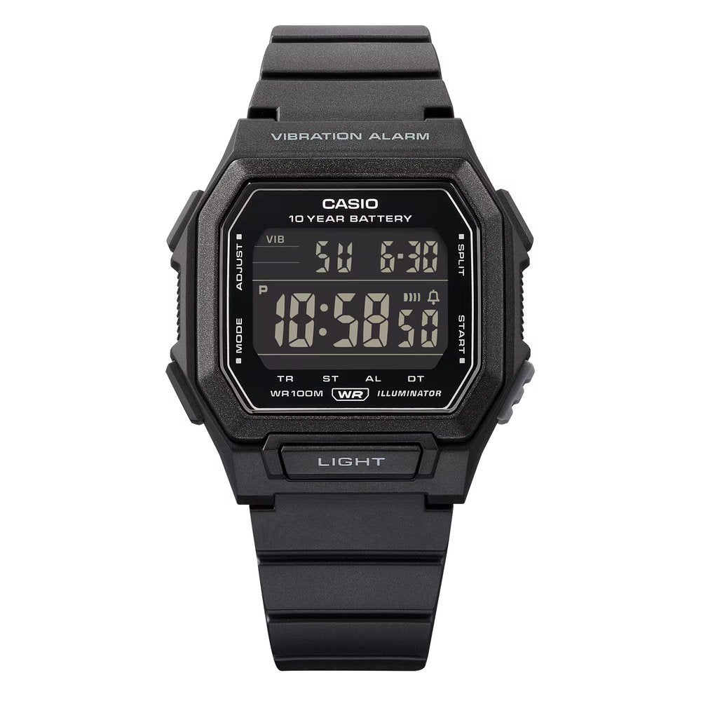WW3229 Casio Standard Vibration Alarm Digital Resin Belt Watch W-738H-1BVDF