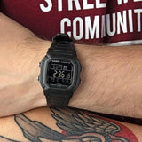 WW1103 Casio Youth Dual Time Digital Resin Belt Watch W-800H-1BVDF