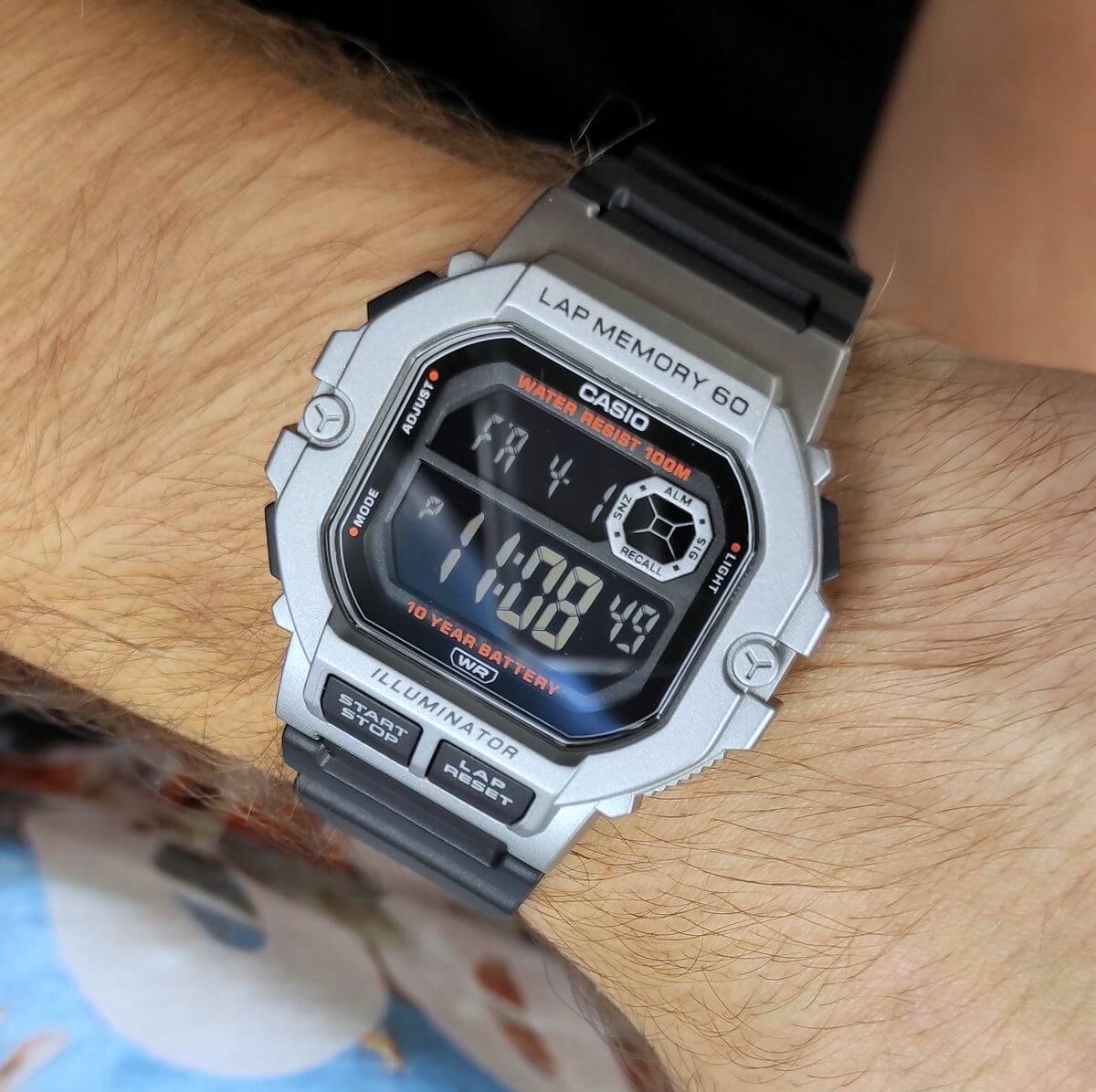 WW3030 Casio Standard Illuminator Digital Resin Belt Watch WS-1400H-1BVDF