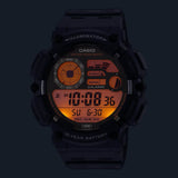 WW2947 Casio Standard Moon Phase Digital Resin Belt Watch WS-1500H-1AVDF
