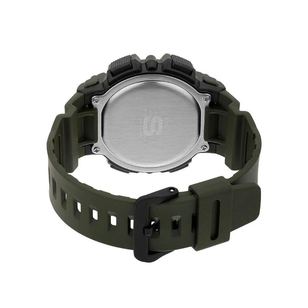 WW2949 Casio Standard Moon Phase Digital Resin Belt Watch WS-1500H-3BVDF