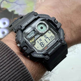 WW2919 Casio Standard Moon Phase Digital Resin Belt Watch WS-1700H-1AVDF