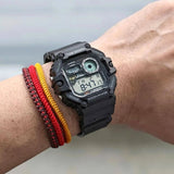 WW2919 Casio Standard Moon Phase Digital Resin Belt Watch WS-1700H-1AVDF