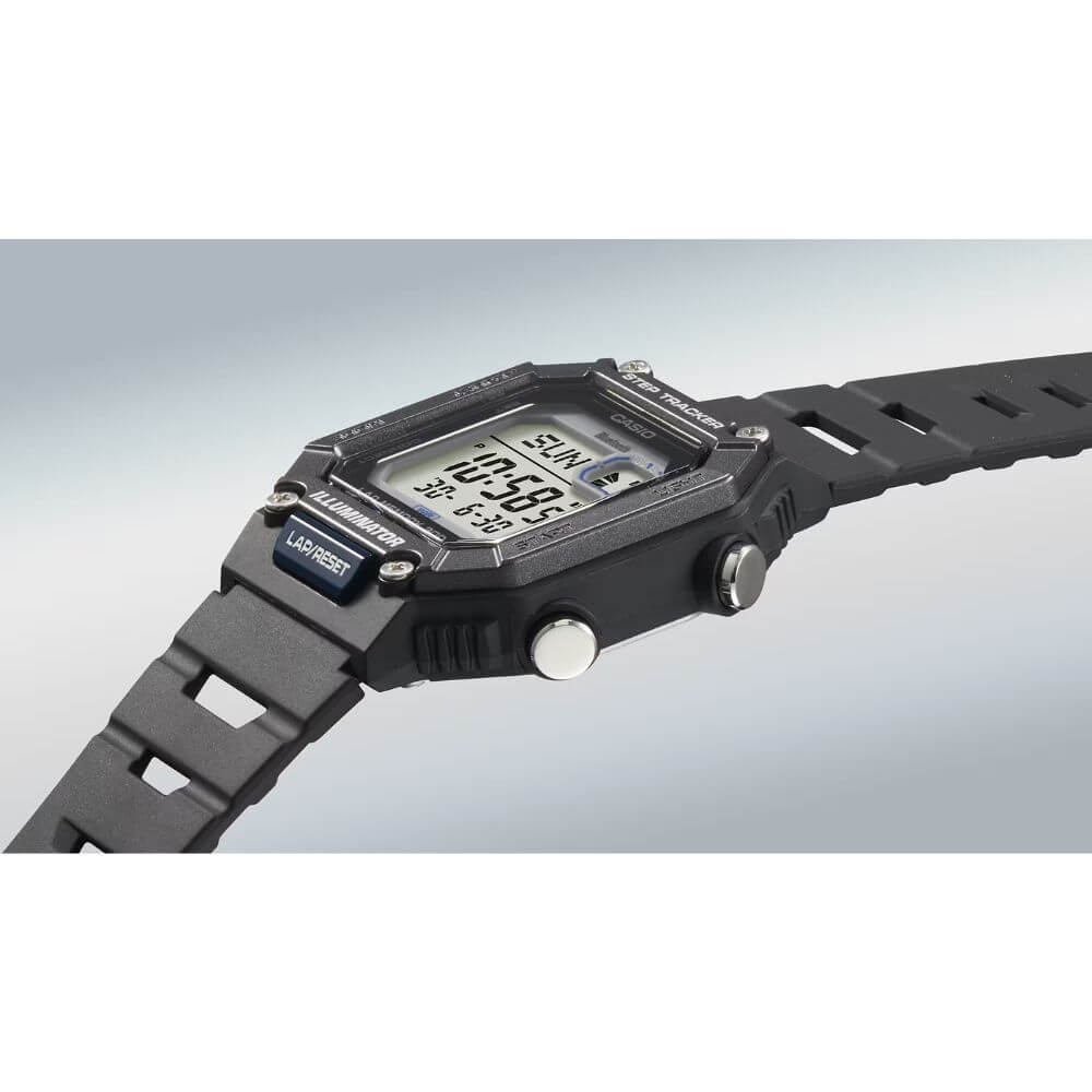 WW2938 Casio Standard Step Tracker Bluetooth Resin Belt Watch WS-B1000-1AVDF