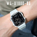 WW2940 Casio Standard Step Tracker Bluetooth Resin Belt Watch WS-B1000-8BVDF