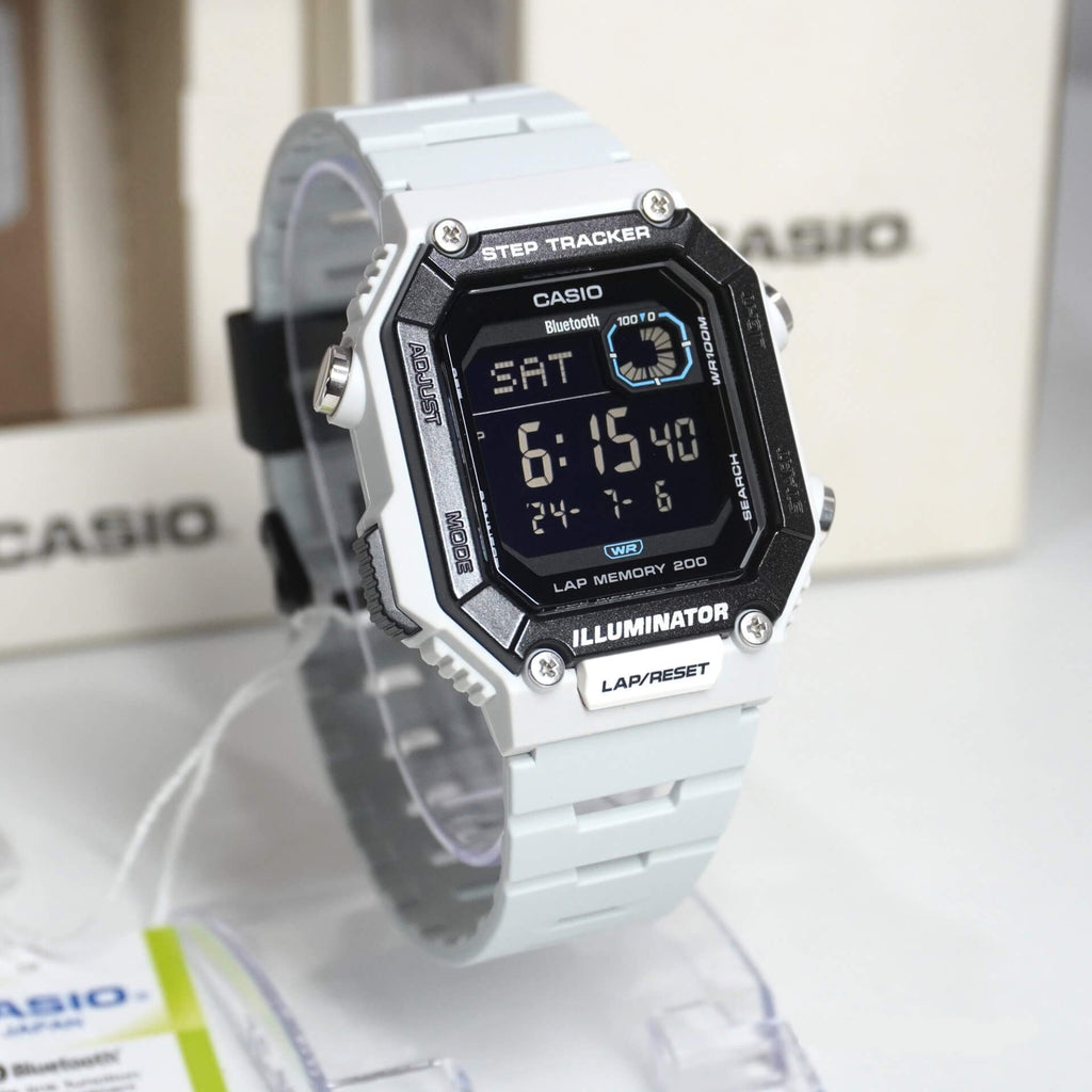 WW2940 Casio Standard Step Tracker Bluetooth Resin Belt Watch WS-B1000-8BVDF