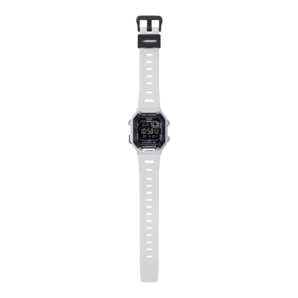 WW2940 Casio Standard Step Tracker Bluetooth Resin Belt Watch WS-B1000-8BVDF