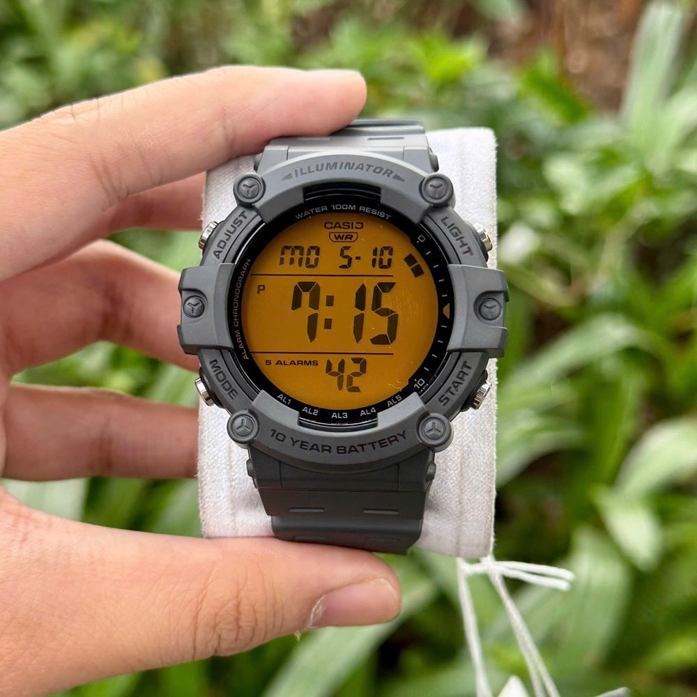 WW0658 Casio Youth Dual Time Digital Resin Belt Watch AE-1500WHC-8AVDF