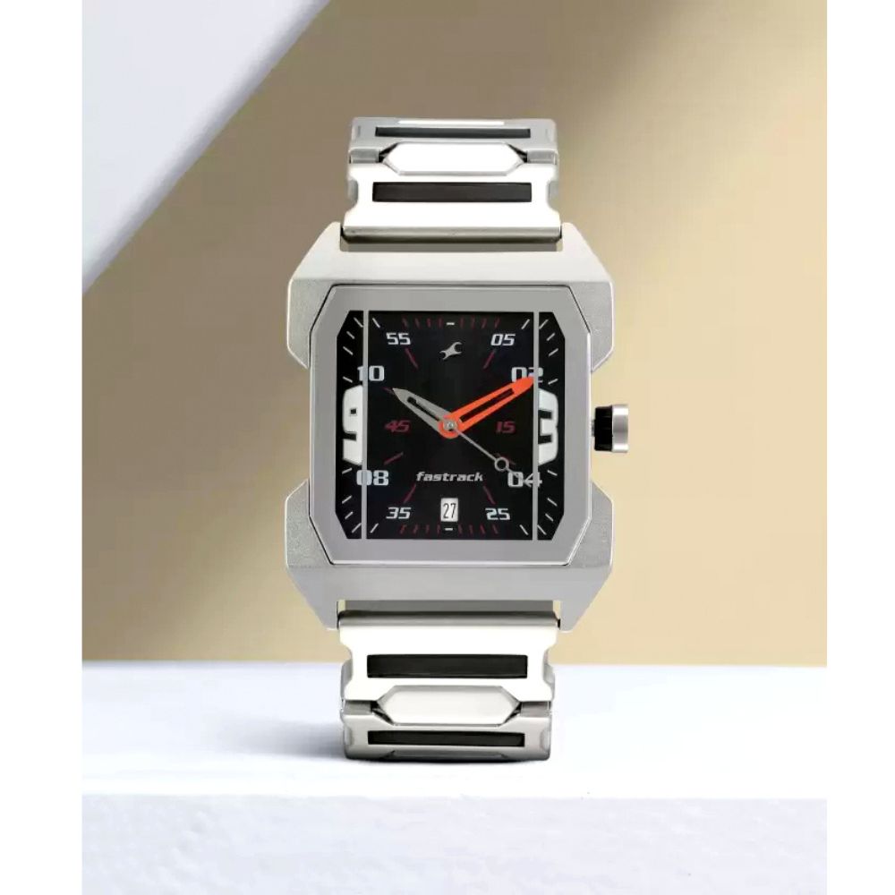 Fastrack Silver Chain Fastrack Chain Watches For Men