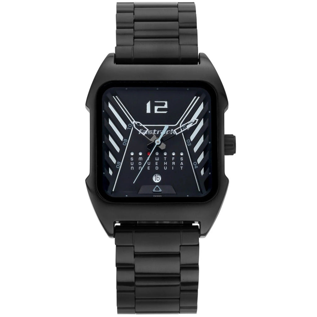 WW2347 Fastrack Gamify Day Date Chain Watch 3249NM01