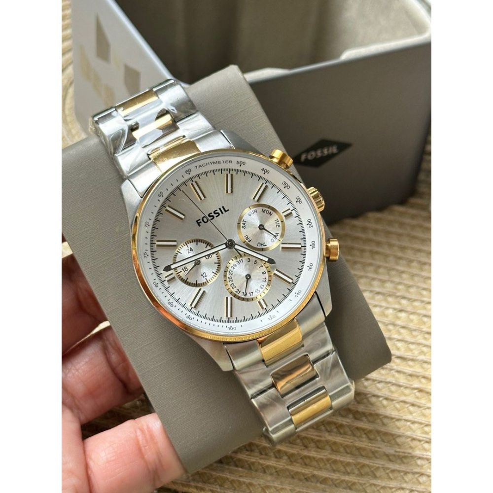 WW0002 Fossil Sullivan Multifunction Chain Watch BQ2693