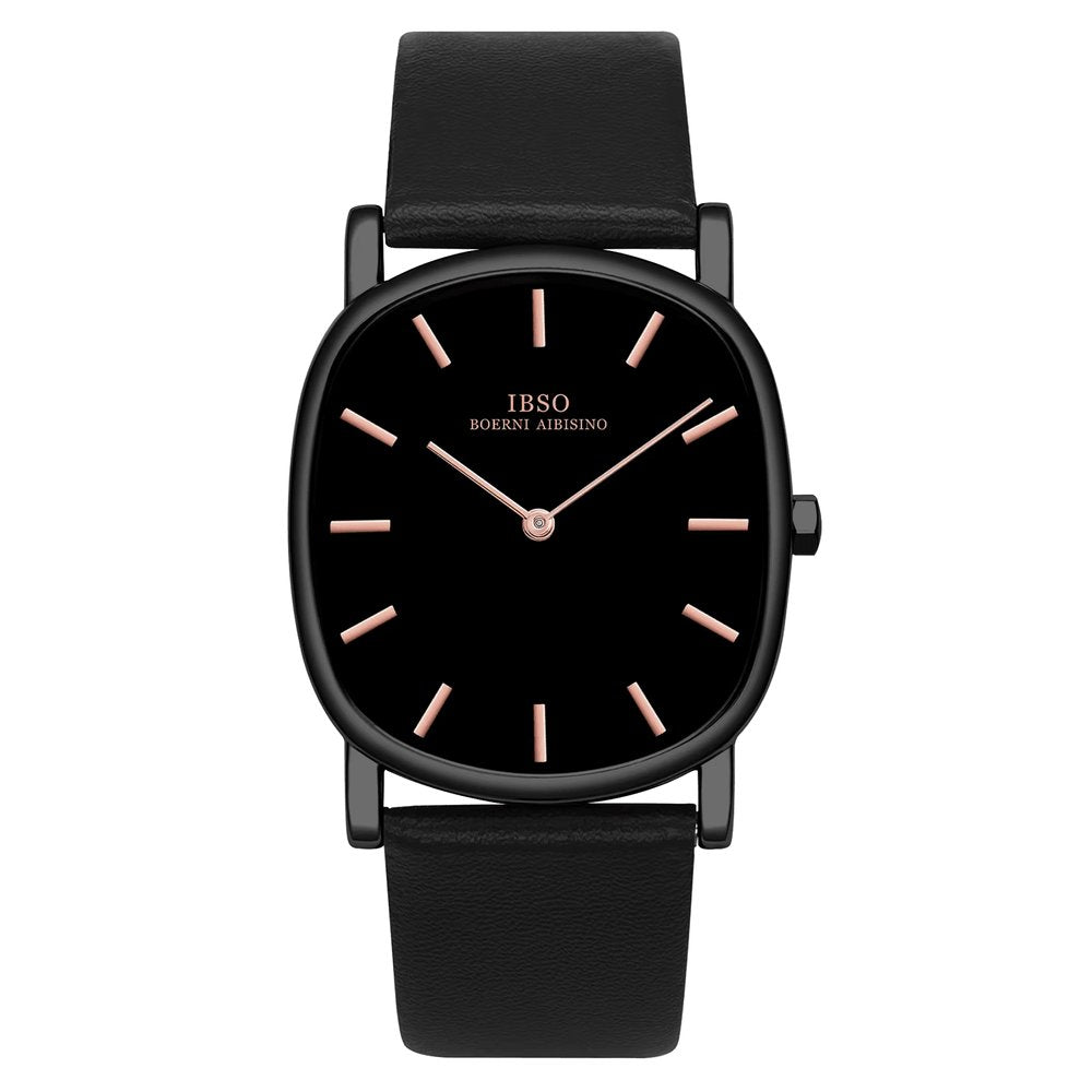 WW2025 IBSO Slim Leather Belt Watch B2698G