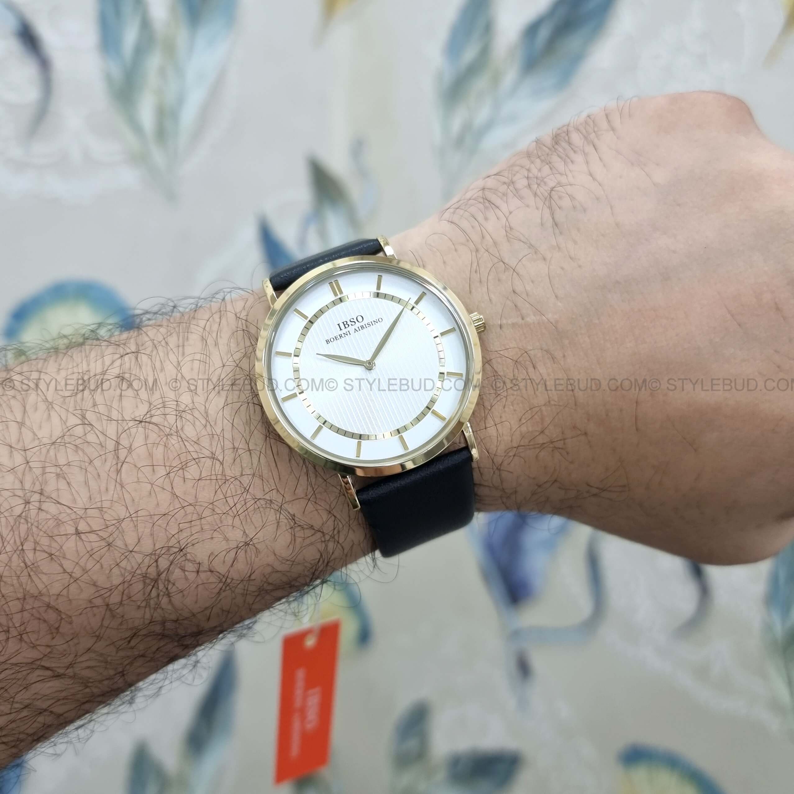 WW0457 IBSO Slim Leather Belt Watch B2246G