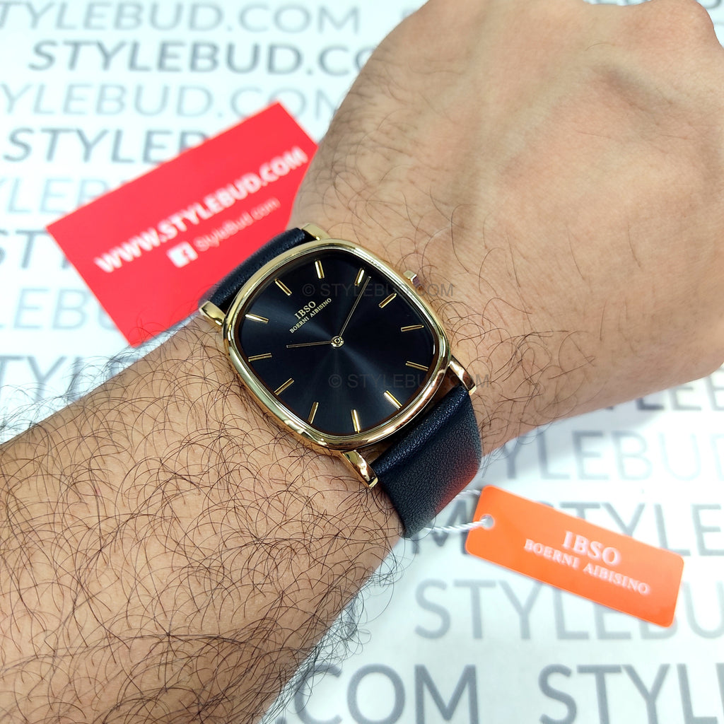 WW3119 IBSO Slim Leather Belt Watch B2698G