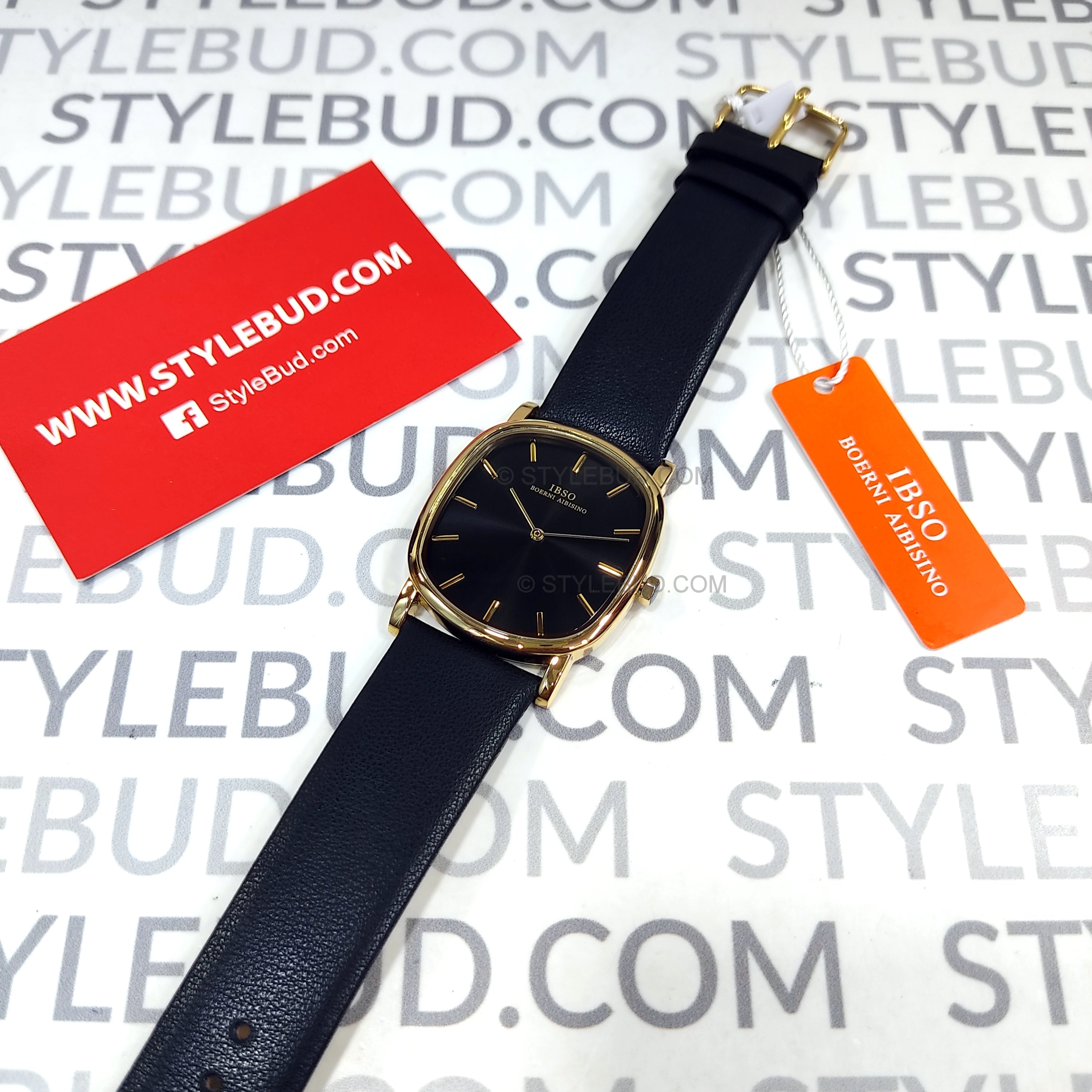 WW3119 IBSO Slim Leather Belt Watch B2698G