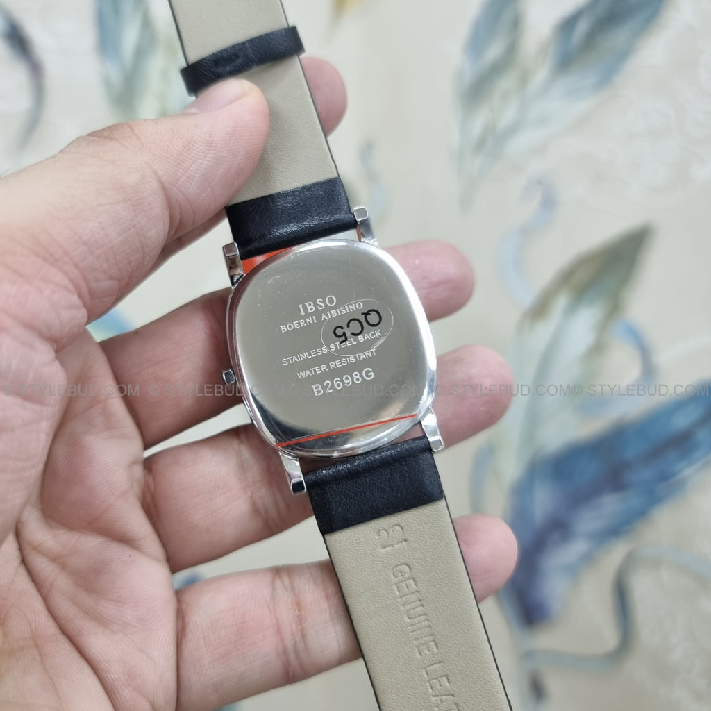 WW3123 IBSO Slim Leather Belt Watch B2698G