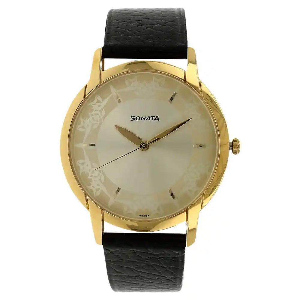 Sonata 77031YL02 Watch