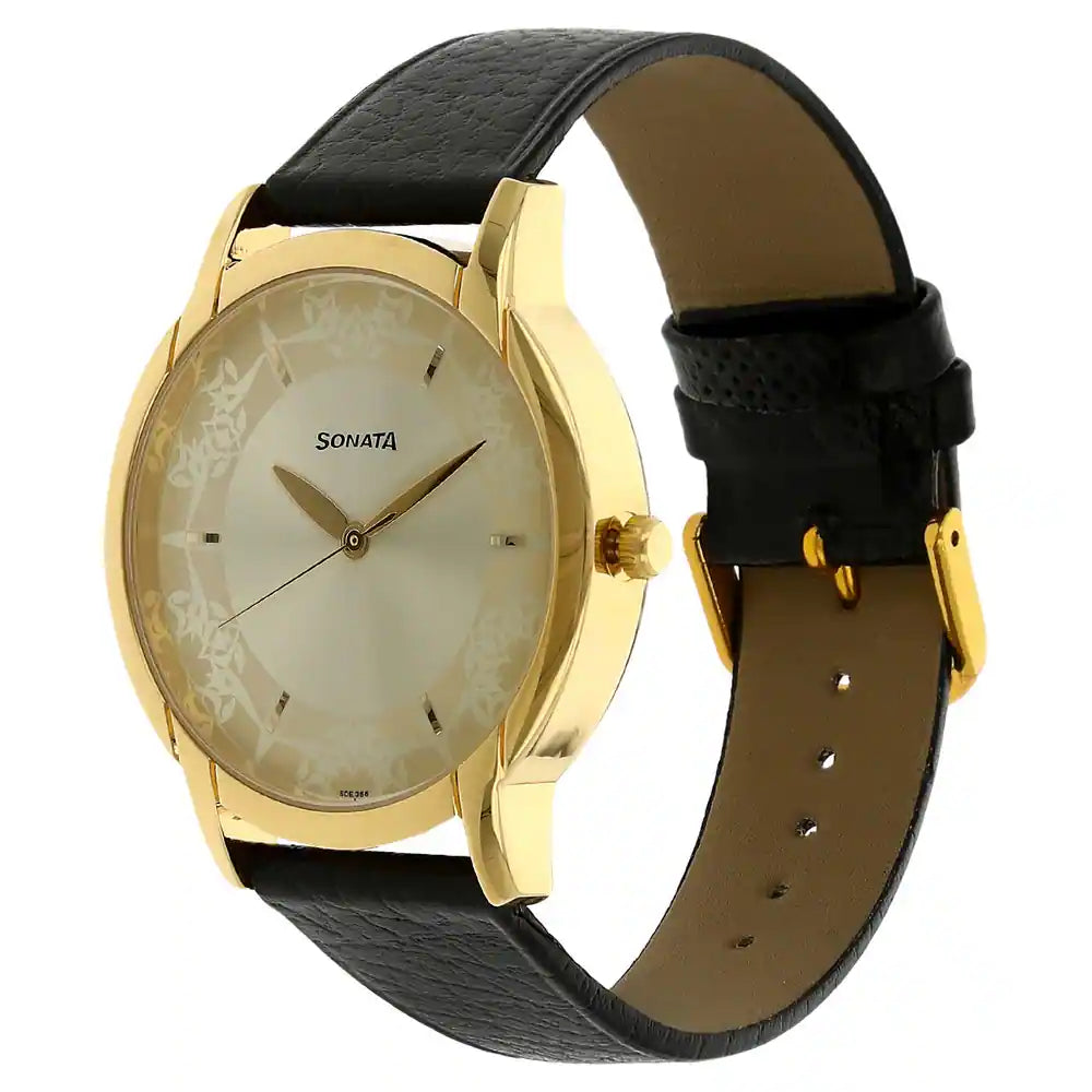 Sonata 77031YL02 Watch