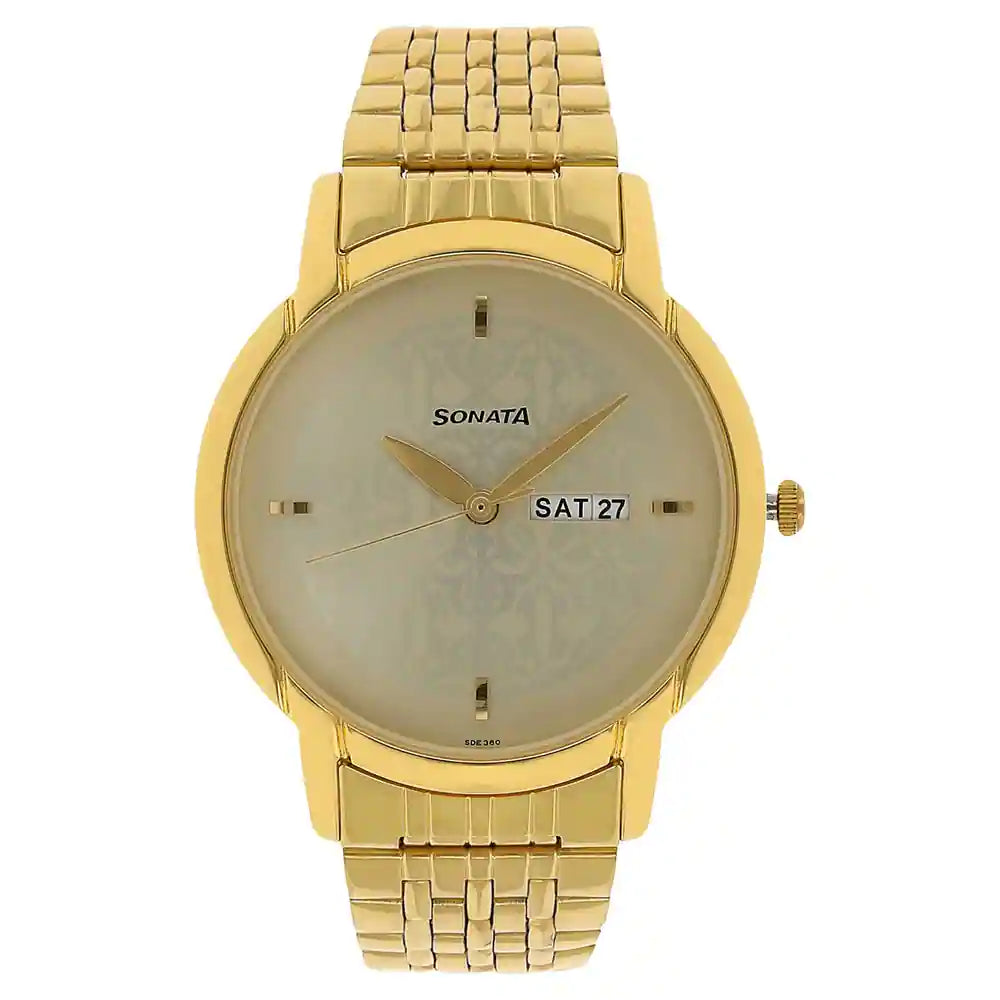 Sonata 77031YM04 Watch