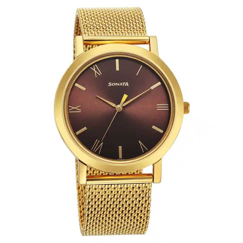 Sonata 77108YM08 Watch