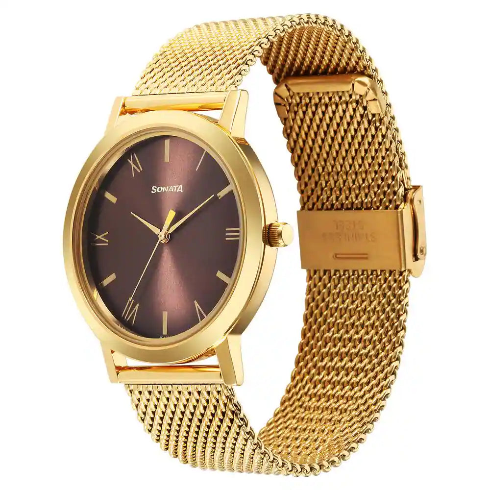 Sonata 77108YM08 Watch