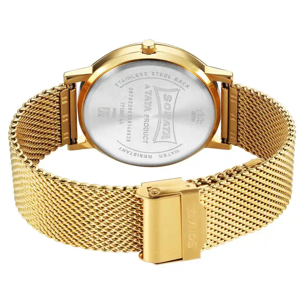 Sonata 77108YM08 Watch