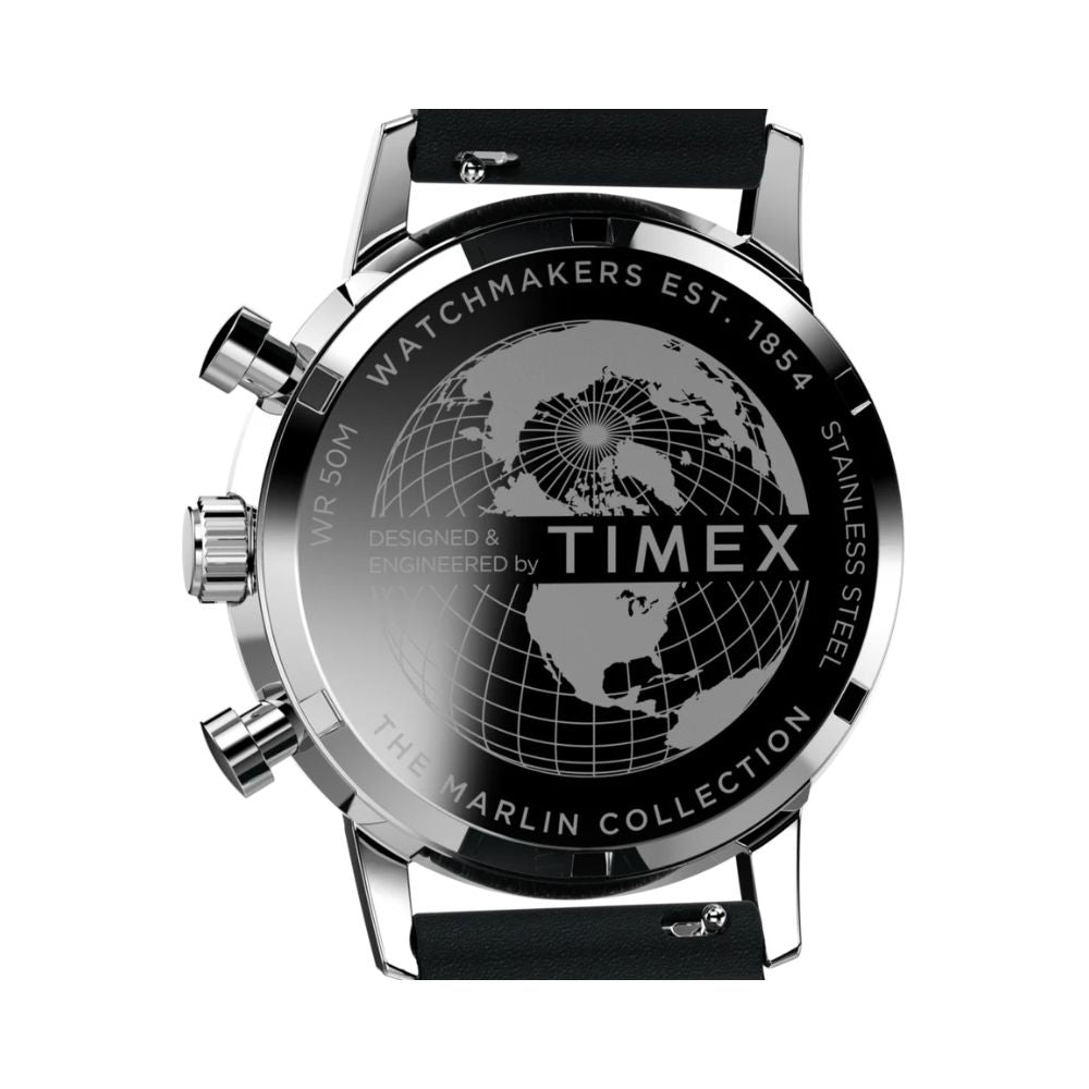 WW3022 Timex Marlin Chronograph Leather Belt Watch TW2W10300