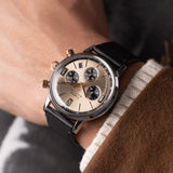 WW3023 Timex Marlin Chronograph Leather Belt Watch TW2W60300