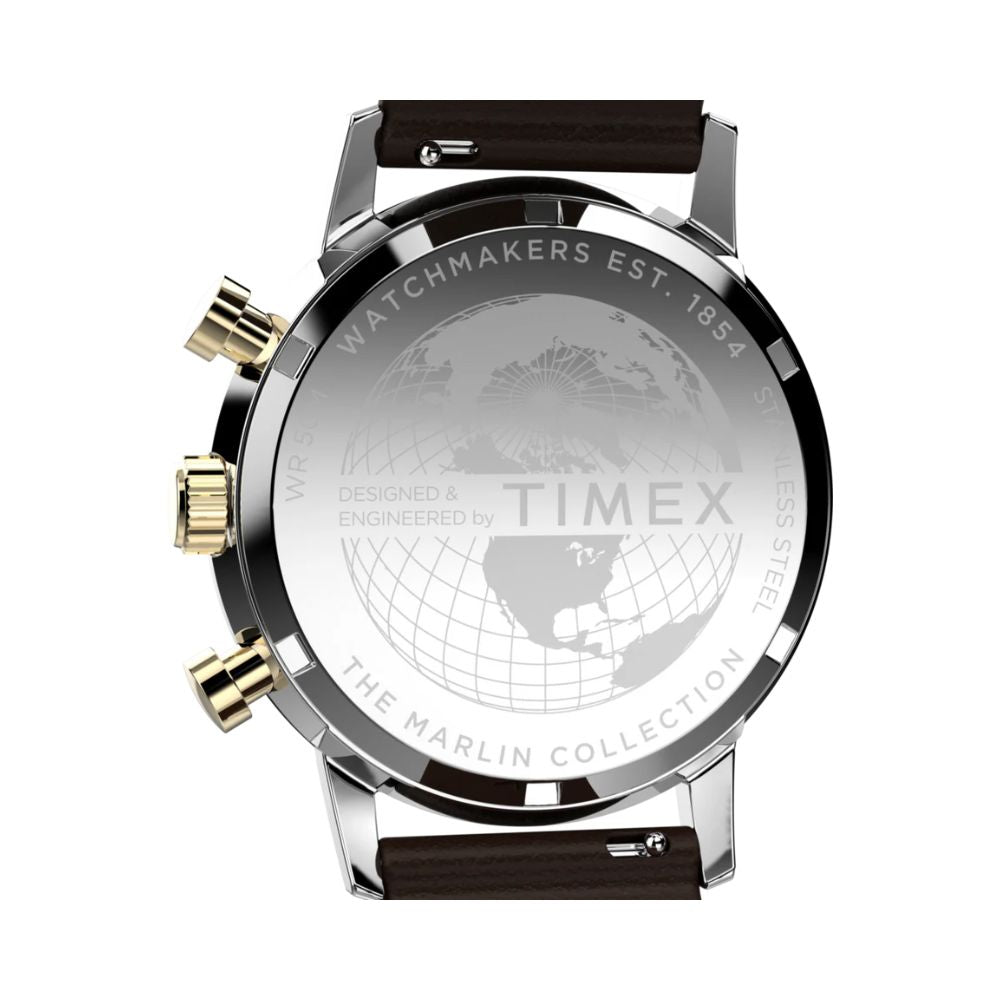 WW3024 Timex Marlin Chronograph Leather Belt Watch TW2W60400