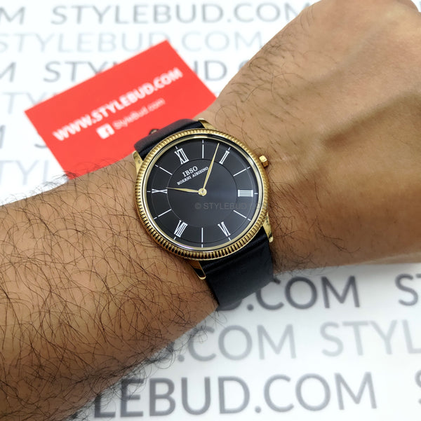 WW0116 IBSO Slim Golden Leather Belt Watch B2636G