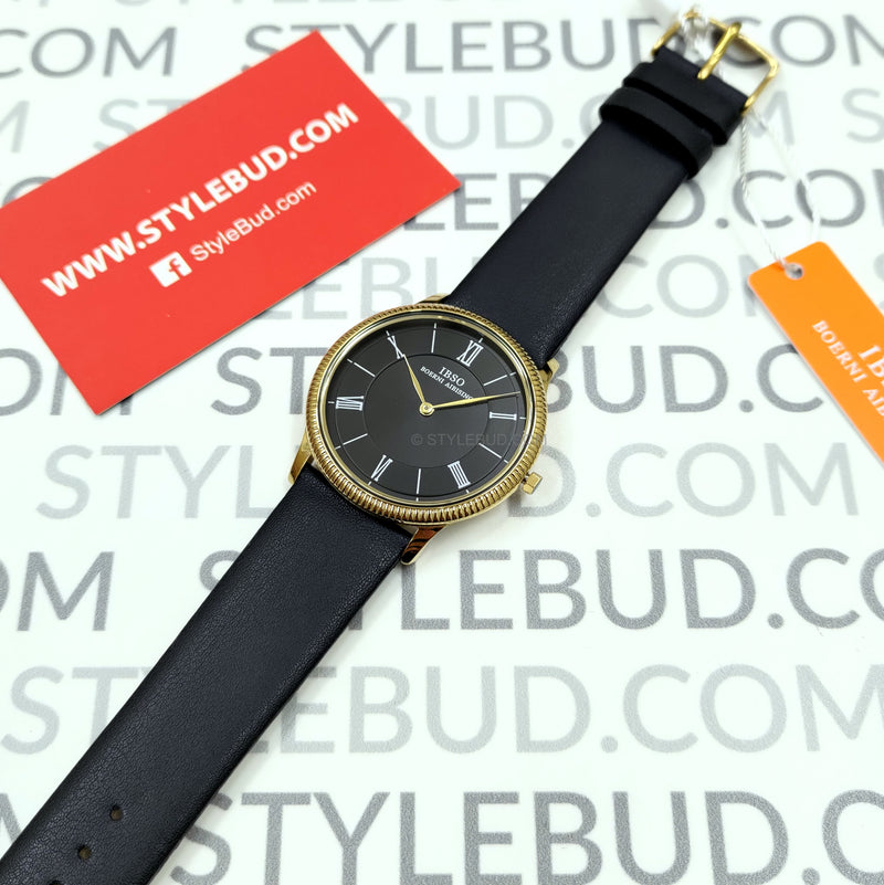 WW0116 IBSO Slim Golden Leather Belt Watch B2636G