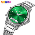 WW2576 Skmei 2120 Silver Green Watch