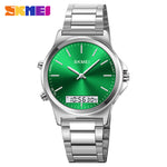 WW2576 Skmei 2120 Silver Green Watch