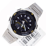 WW0386 Casio Youth Tough Solar Dual Time Chain Watch AQ-S800WD-1EVDF