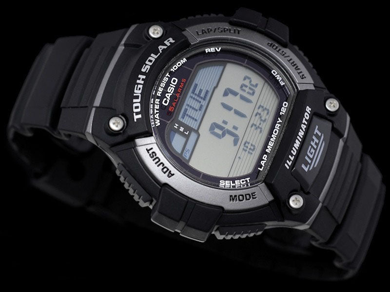 WW0393 Casio Youth Tough Solar Digital Resin Belt Watch W-S220-1AVDF