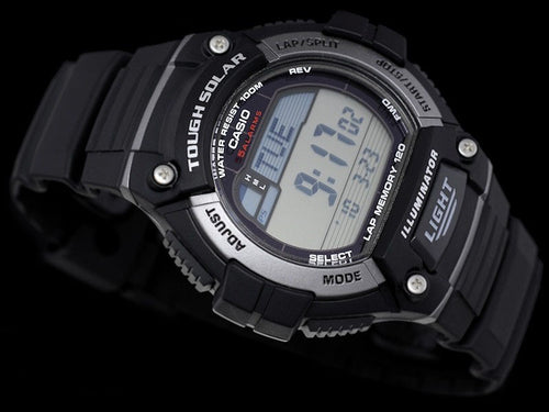 WW0393 Casio Youth Tough Solar Digital Resin Belt Watch W-S220-1AVDF