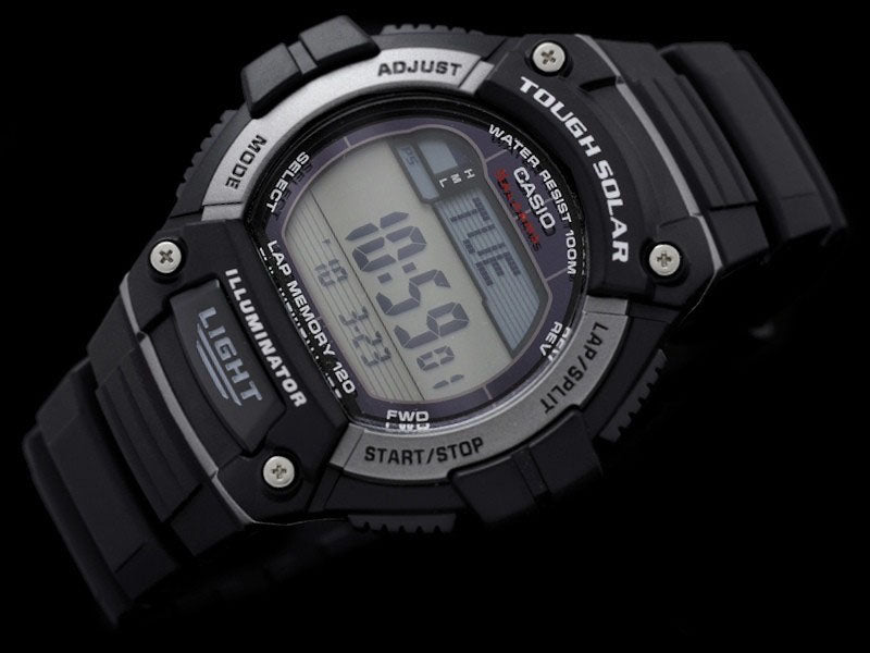 WW0393 Casio Youth Tough Solar Digital Resin Belt Watch W-S220-1AVDF