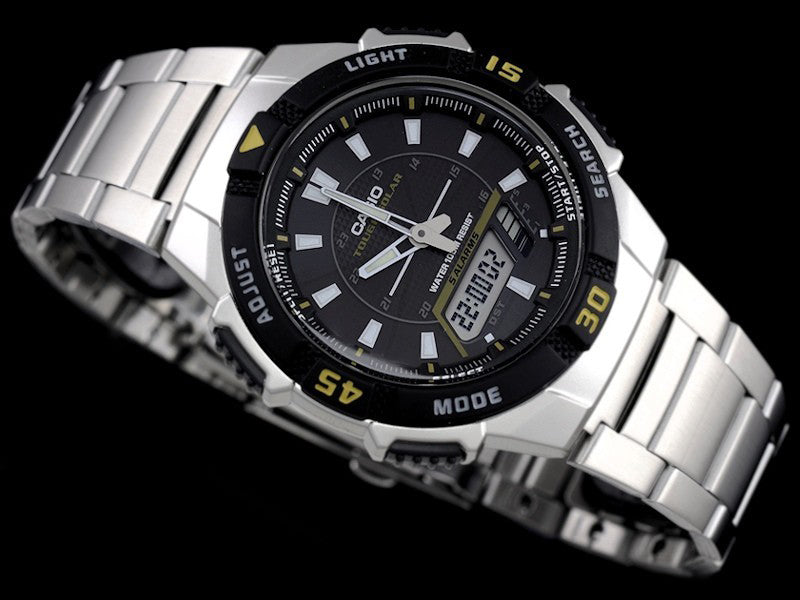 WW0386 Casio Youth Tough Solar Dual Time Chain Watch AQ-S800WD-1EVDF