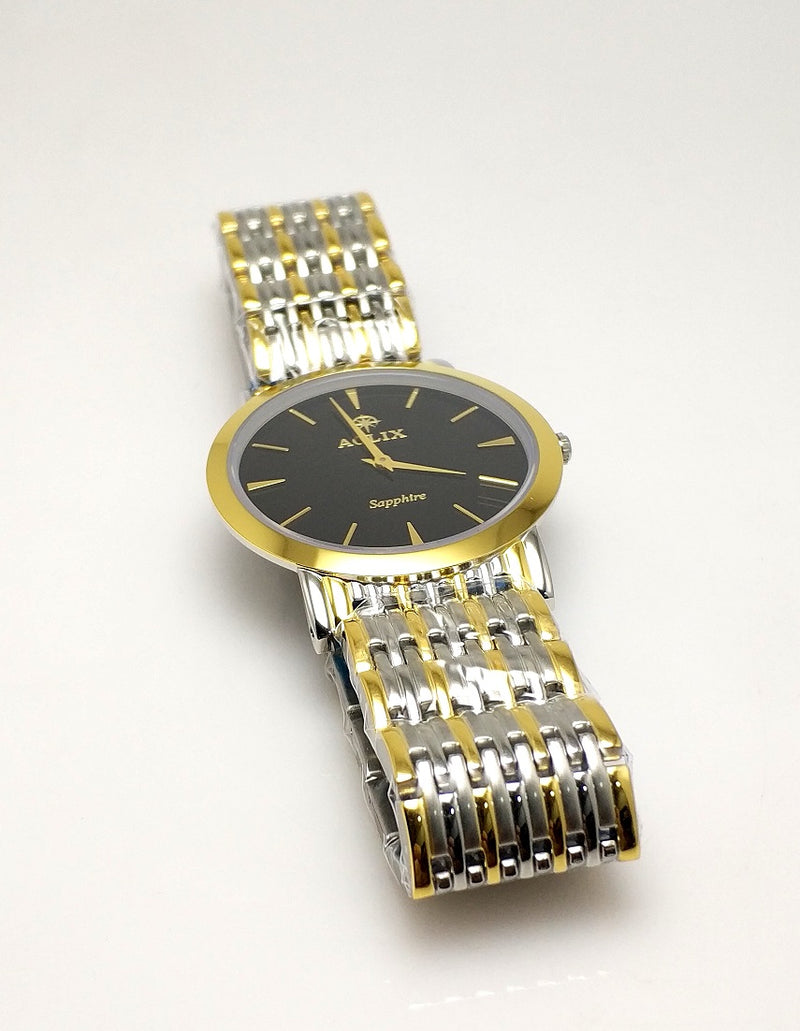 WW1108 Aolix Classic Slim Stainless Steel Chain Watch AL9039G