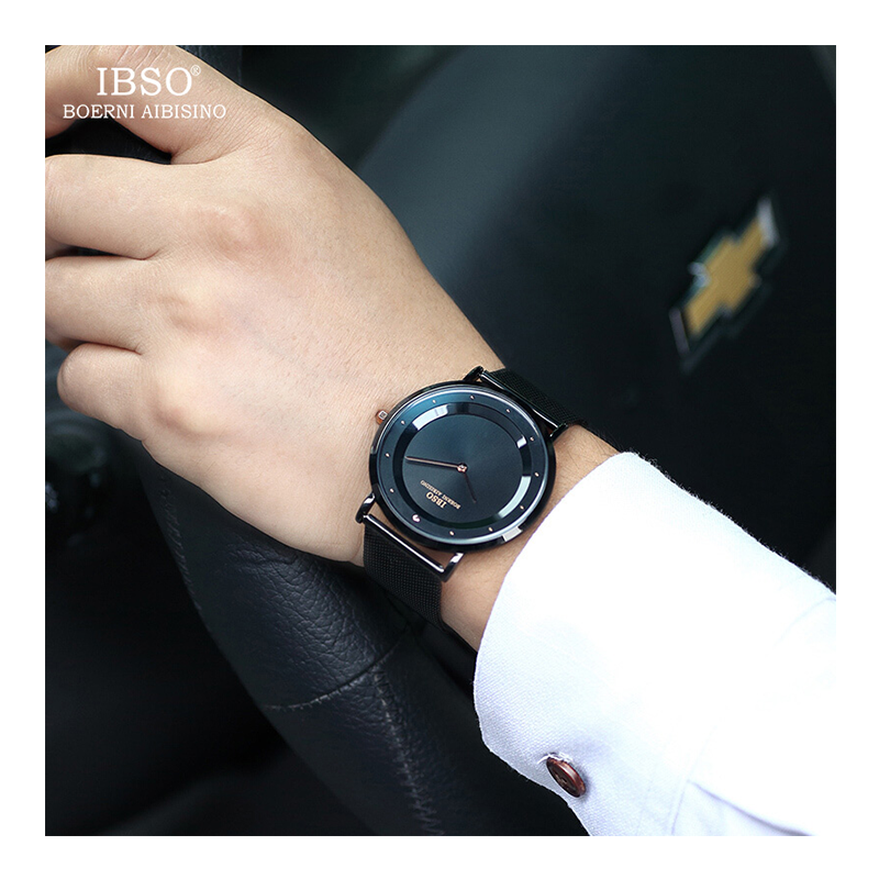 WW0037 IBSO Slim Mesh Chain Watch S8269G
