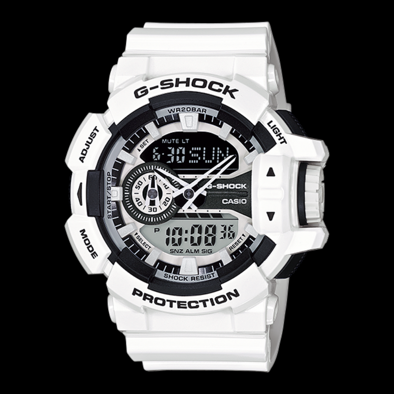 WW0081 Casio G-Shock Sports Resin Belt Watch GA-400-7ADR