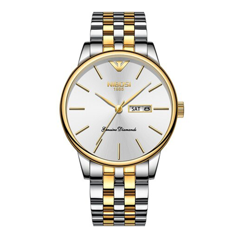WW1140 Nibosi Day Date Chain Watch