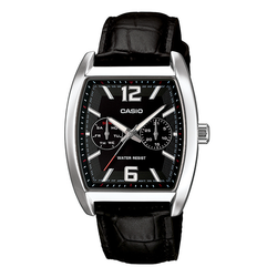 WW0631 Casio Day Date Leather Belt Watch MTP-E302L-1A