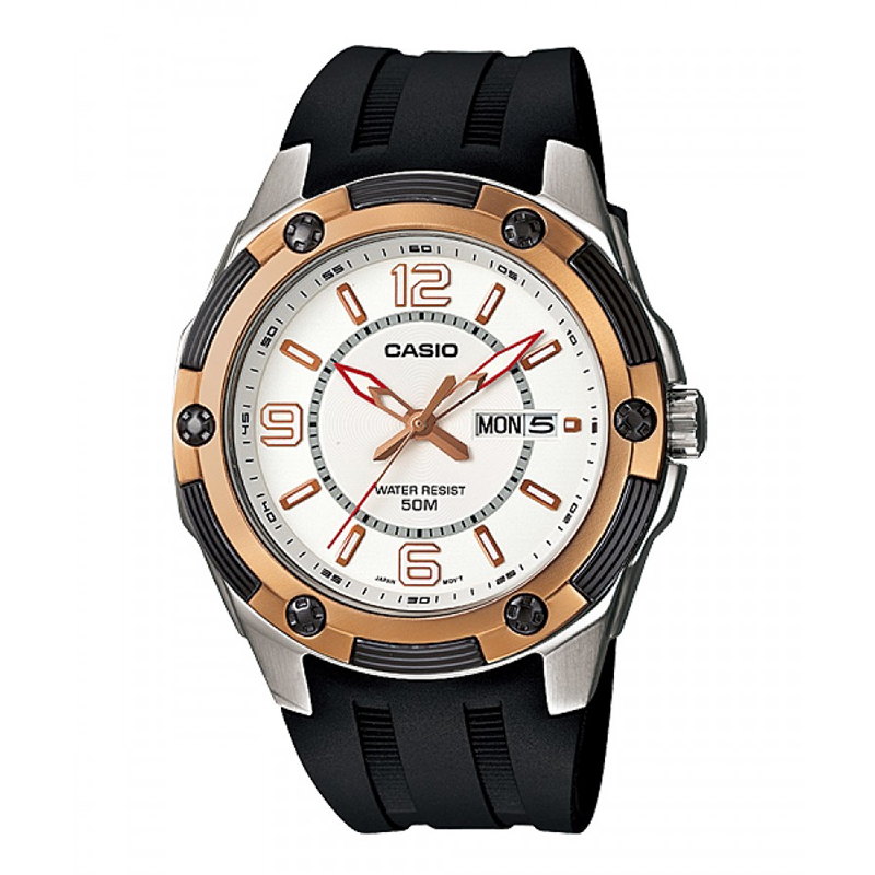 WW0425 Casio Day Date Belt Watch MTP-1327-7A1V