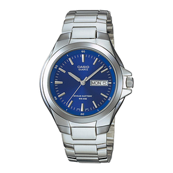 WW0256 Casio Enticer Day Date Stainless Steel Chain Watch MTP-1228D-2AV