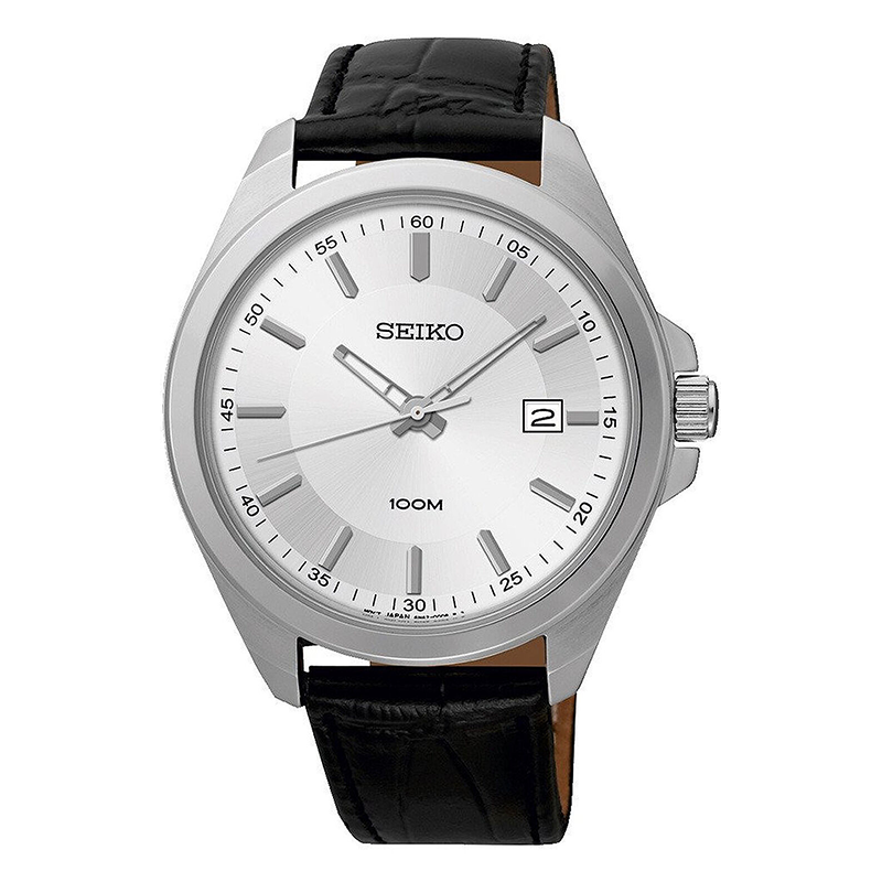 WW0912 Seiko Date Leather Belt Watch SUR065P1