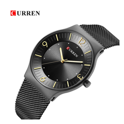 WW0163 Curren Slim Mesh Chain Watch