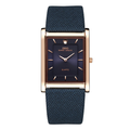 WW0286 IBSO Slim Rose Gold Leather Belt Watch B2232G