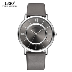 WW0309 IBSO Slim Leather Belt Watch S8281G