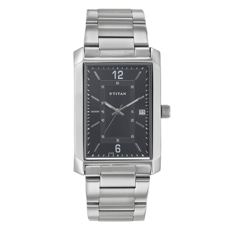 Titan silver 2025 chain watch